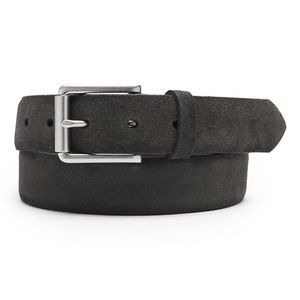 Banana Republic Men's dark grey suede belt 30"